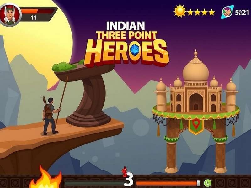 Indian Three Point Heroes Game Screenshot
